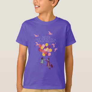 T-shirt Wonka "Ne les laissez jamais voler vos rêves"