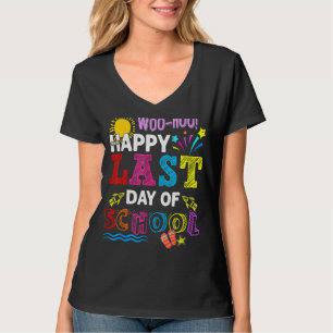 T-shirt Woo Hoo Bonne Dernière Journée D'Enseignant Enfant