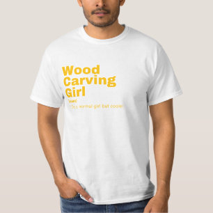 T-shirt Wood carving