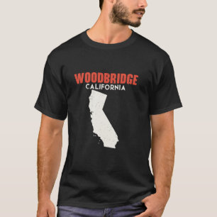 T-shirt Woodbridge California USA State America Travel Cal