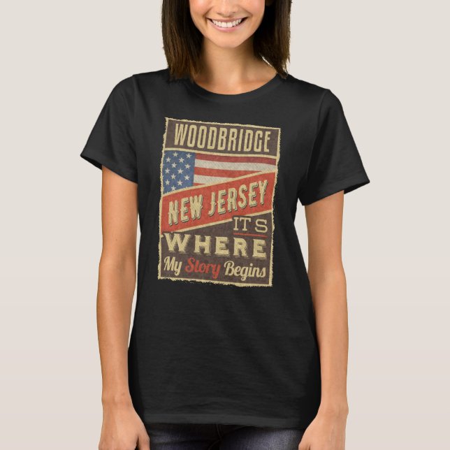 T-shirt Woodbridge New Jersey (Devant)