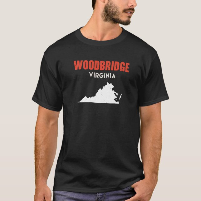 T-shirt Woodbridge Virginia USA State America Travel Virgi (Devant)