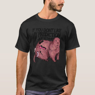 T-shirt Woodchuck Joyeux Jour de la marmotte