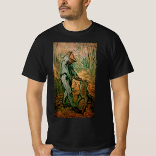 T-shirt Woodcutter (après Millet) par Vincent van Gogh
