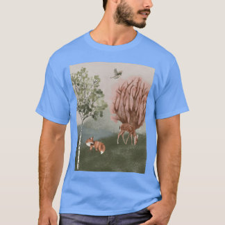 T-shirt Woodland Fo et amis oiseaux