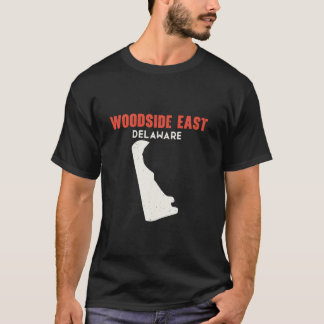 T-shirt Woodside East Delaware USA State America Travel De