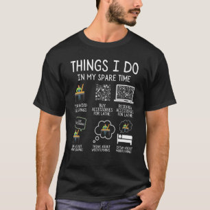 T-shirt Woodtournage Que Je Fais Dans Mon Temps Libre Lath