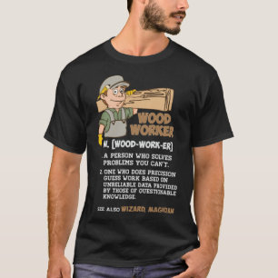 T-shirt Woodworker Définition bateau pirate anniversaire a