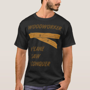 T-shirt Woodworker Funny donut partie construction animale