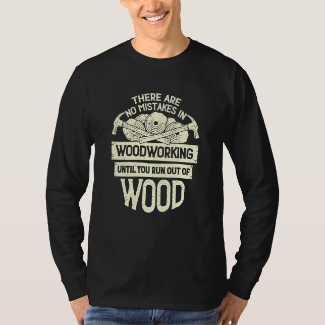 T-shirt Woodworking Carpenter (Devant)