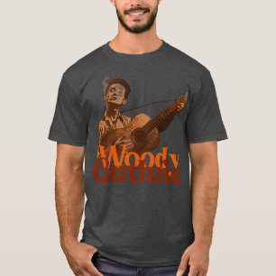 T-shirt Woody Guthrie Sepia Fade