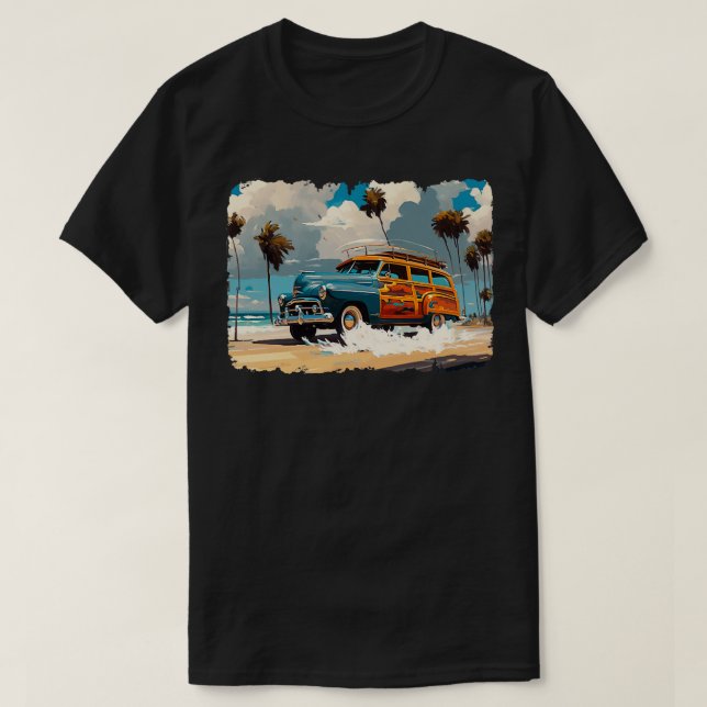 T-shirt Woody Wagon classique (Design devant)
