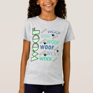 T-Shirt WOOF & WOOF With Pws Girls Tee