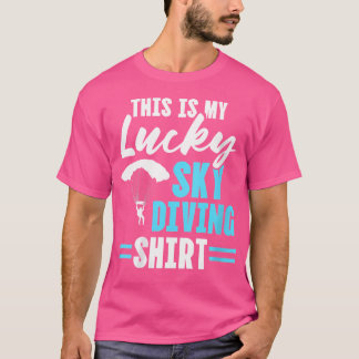 T-shirt Wooh C'Est Mon Parachute De Parachute De Plongée S