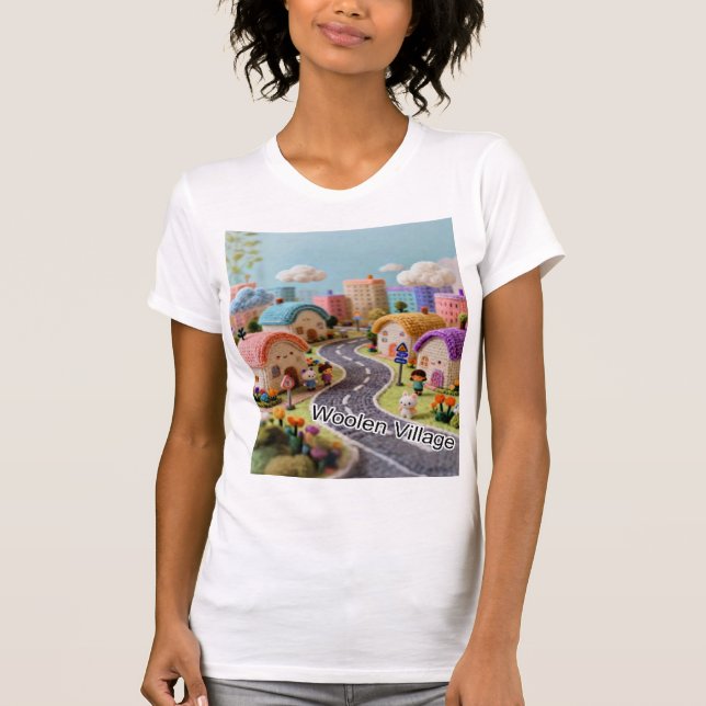 T-shirt Woolen Village  (Devant)