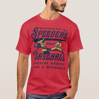 T-shirt Woonsocket Speeders - Rhode Island - Vintage Équip