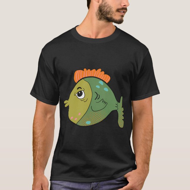 T-shirt Wooples le Poisson Tropical (Devant)