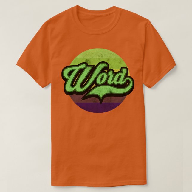 T-shirt Word (Design devant)