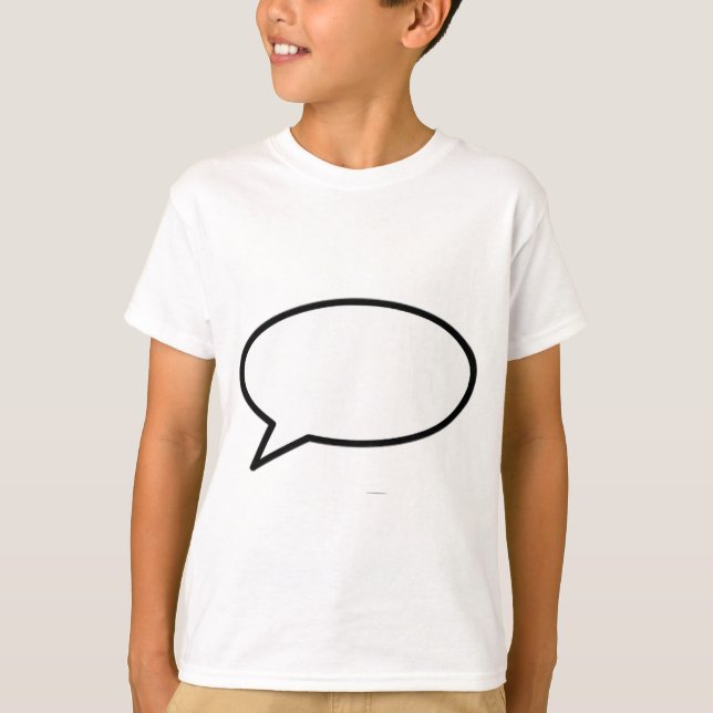 T-shirt Word Bubble A Quitté Le MUSÉE Zazzle Cadeaux (Devant)