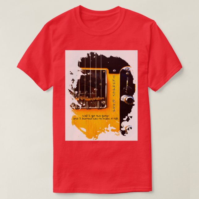 T-shirt Wordart Thunder Rd (Design devant)