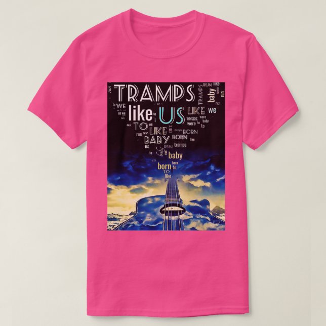 T-shirt Wordart Tramps Comme Nous 2 MursDeFameAust (Design devant)