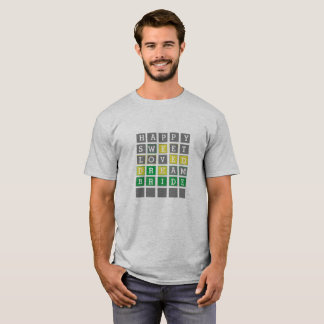 T-Shirt Wordle personnalisé