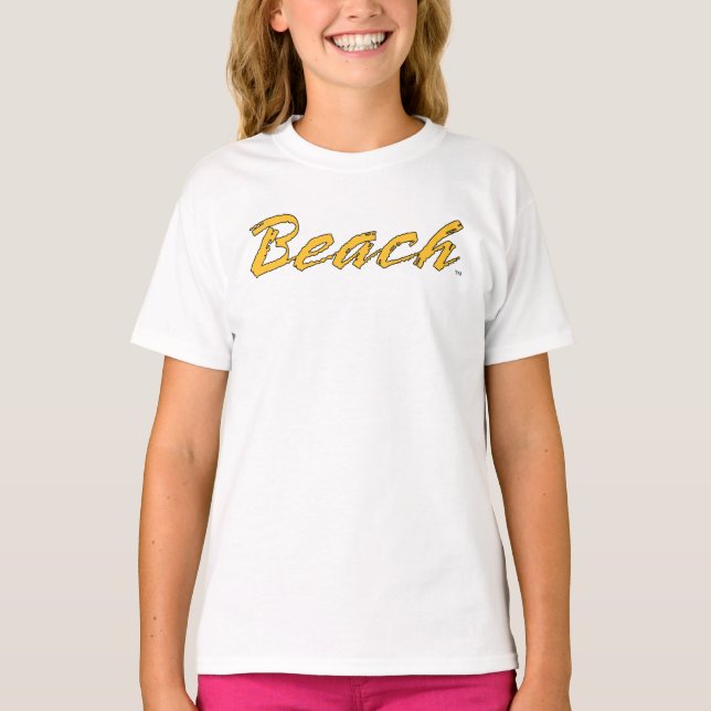 T-shirt Wordmark Beach (Devant)