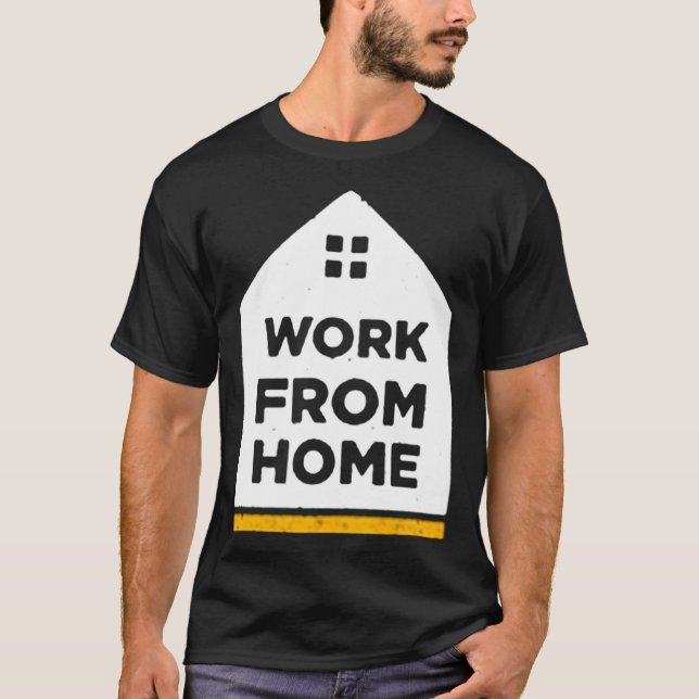 T-shirt Work from home (Devant)