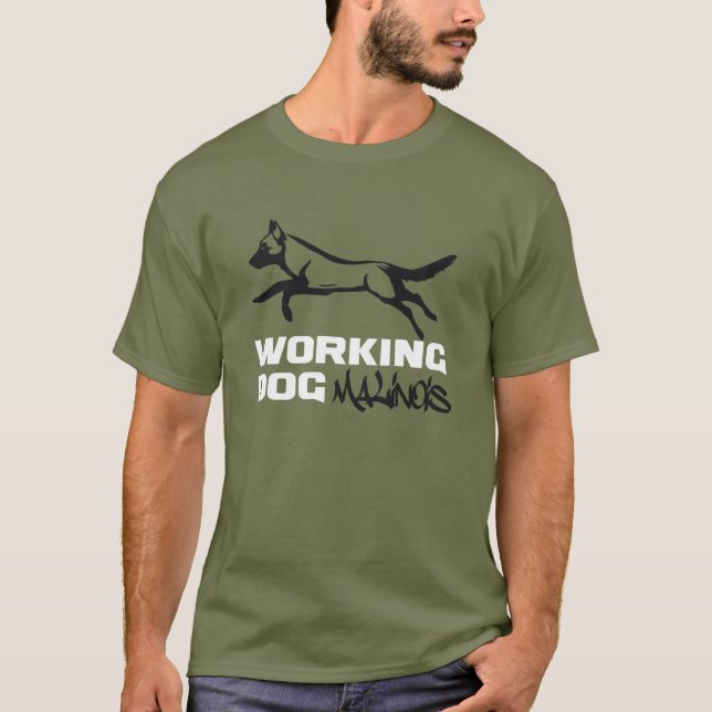T-SHIRT WORKING DOG K9 PB MALINOIS (Devant)