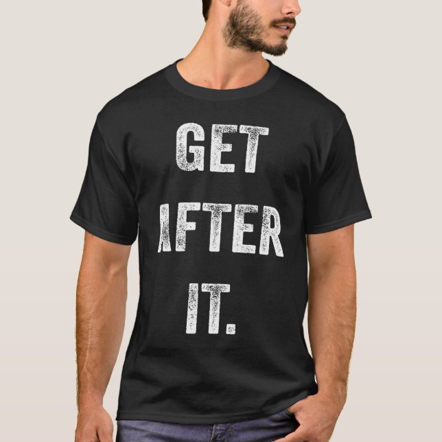T-shirt Workout Inspirational  With Sayings Men Women (Devant)