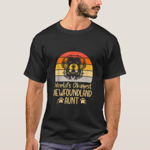 T-shirt Worlay est Terre-Neuve Tante Chien de Terre-Neuve