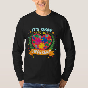 T-shirt World Autism Awareness It S Ok To Be Different 55