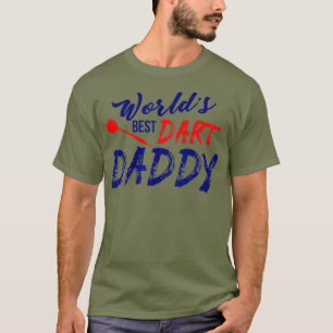 T-shirt World Best Dart Daddy Sportsman