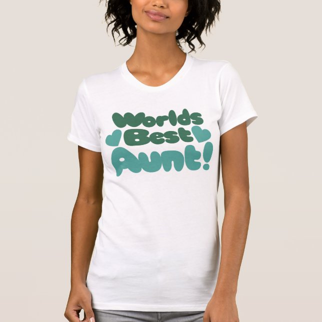 T-shirt World Best Tante (Devant)