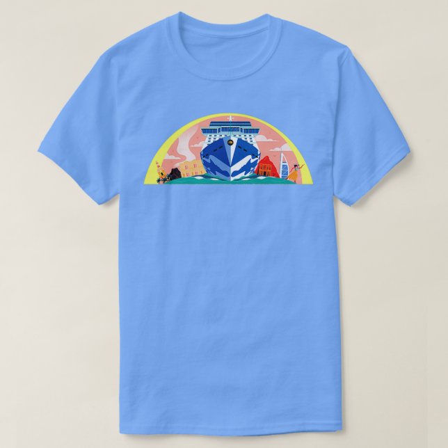 T-shirt World Cruise Ship Top Edition 7 (Design devant)