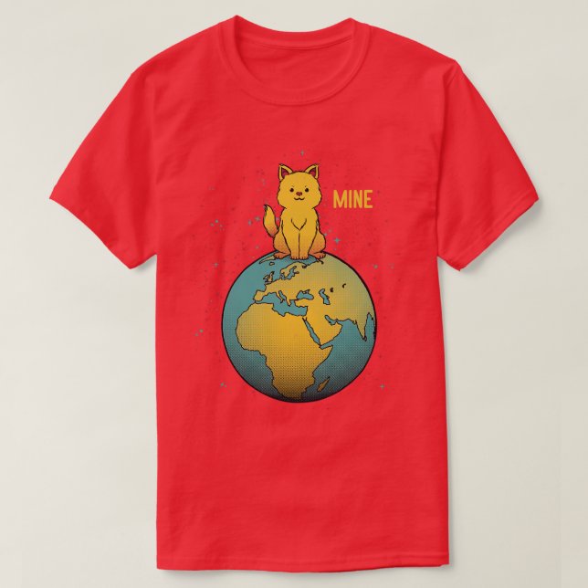 T-shirt World Domination Planet Earth Mine par Tobe Fonsec (Design devant)