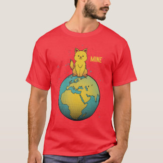 T-shirt World Domination Planet Earth Mine par Tobe Fonsec
