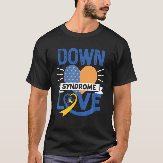 T-shirt World Down Syndrome Day Faites connaître vos chaus (Devant)