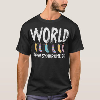 T-shirt World Down Syndrome Day Sensibilisation Maman Papa