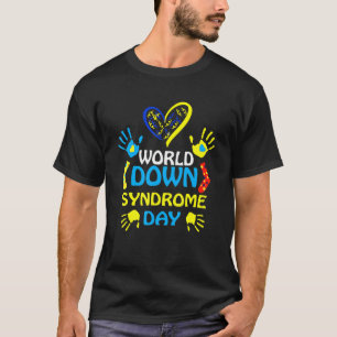 T-shirt World Down Syndrome Day Support And Awareness 3.21
