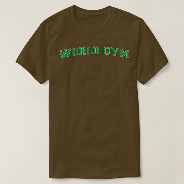 T-shirt World Gym 6 (Design devant)