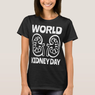 T-shirt World Kidney Day Public Awareness