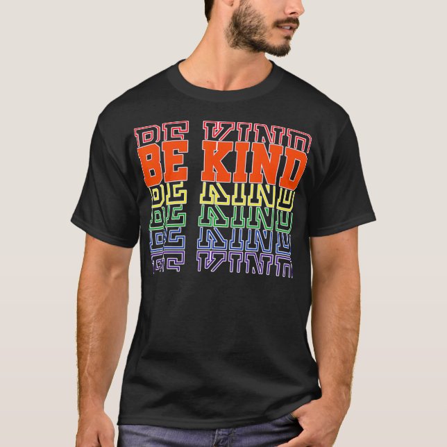 T-shirt World Kindness Unity Day Antibullying Be Nice Kind (Devant)