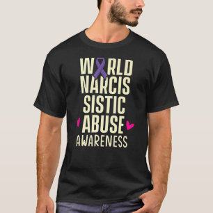 T-shirt World Narcissistic Abuse Awareness Ribbon Survivor