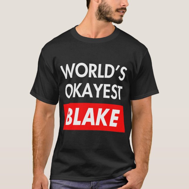 T-shirt World okayest Blake (Devant)