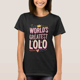 T-shirt World s Greatest Lolo Filipino Grandpa