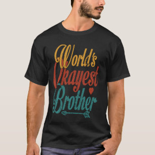 T-shirt World S Okayest Brother Vintage Style Step Brother