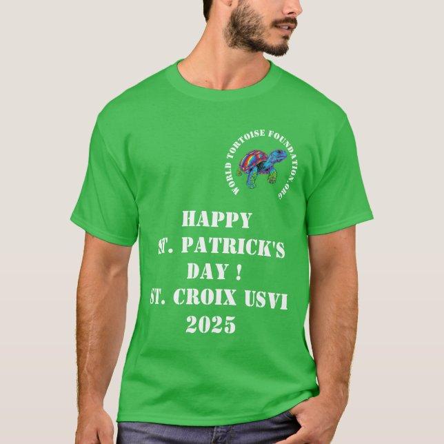 T-shirt World Tortoise Foundation St Patrick's Day STX (Devant)