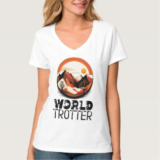 T-shirt World Trotter - Aventura en el Horizonte