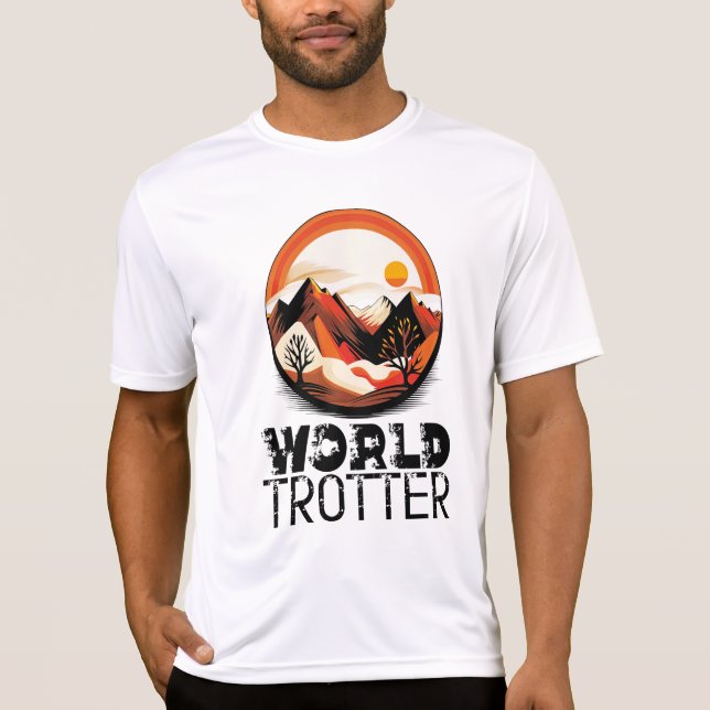 T-shirt World Trotter - Aventura en el Horizonte (Devant)